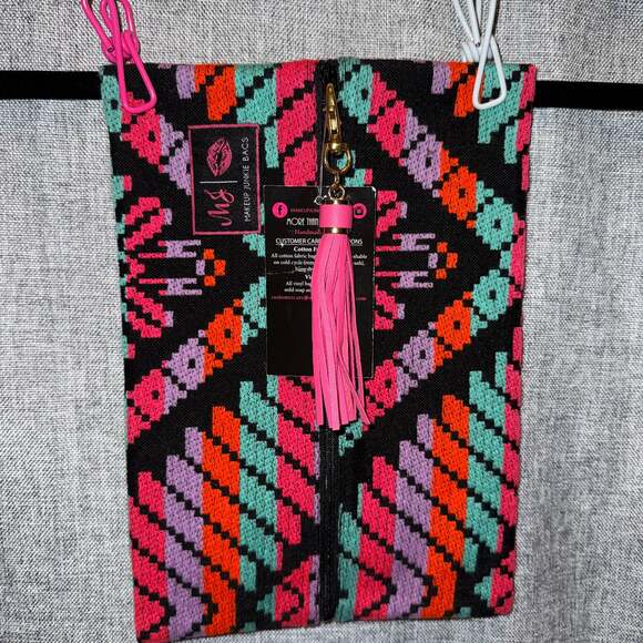 Makeup Junkie Handbags - Makeup Junkie Bags Mayan Princess Travel Pouch with Tassel